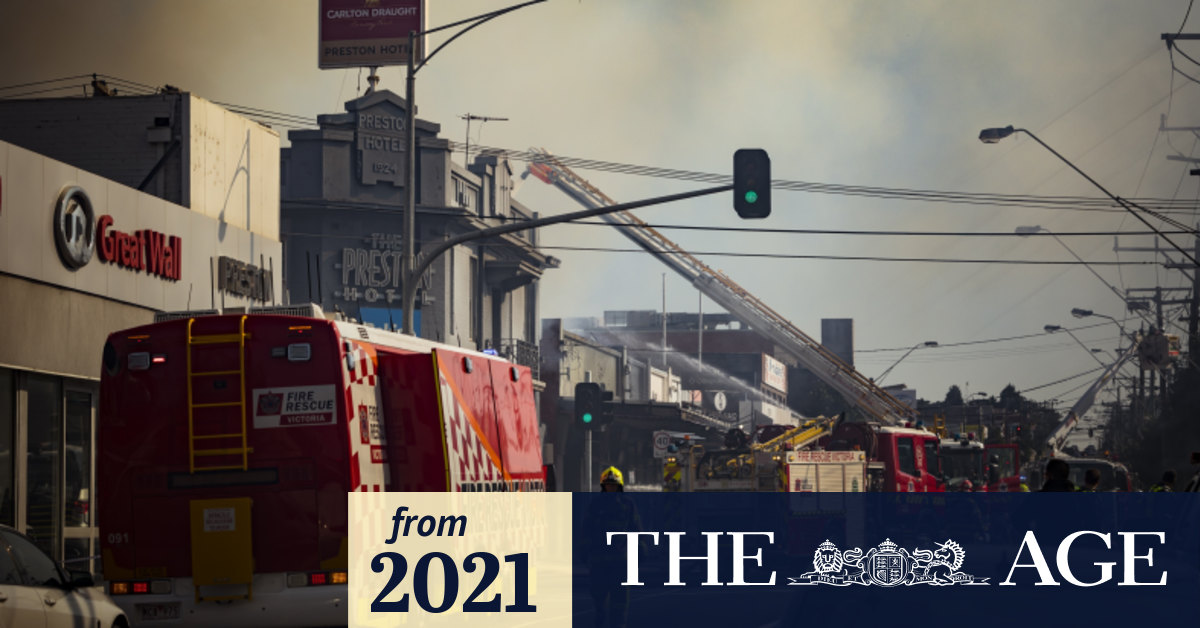 Preston furniture factory fire ‘under control’